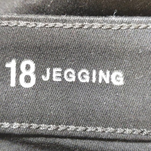 a.n.a - Mid Rise Skinny Jegging Jeans 18 Black - Picture 9 of 11